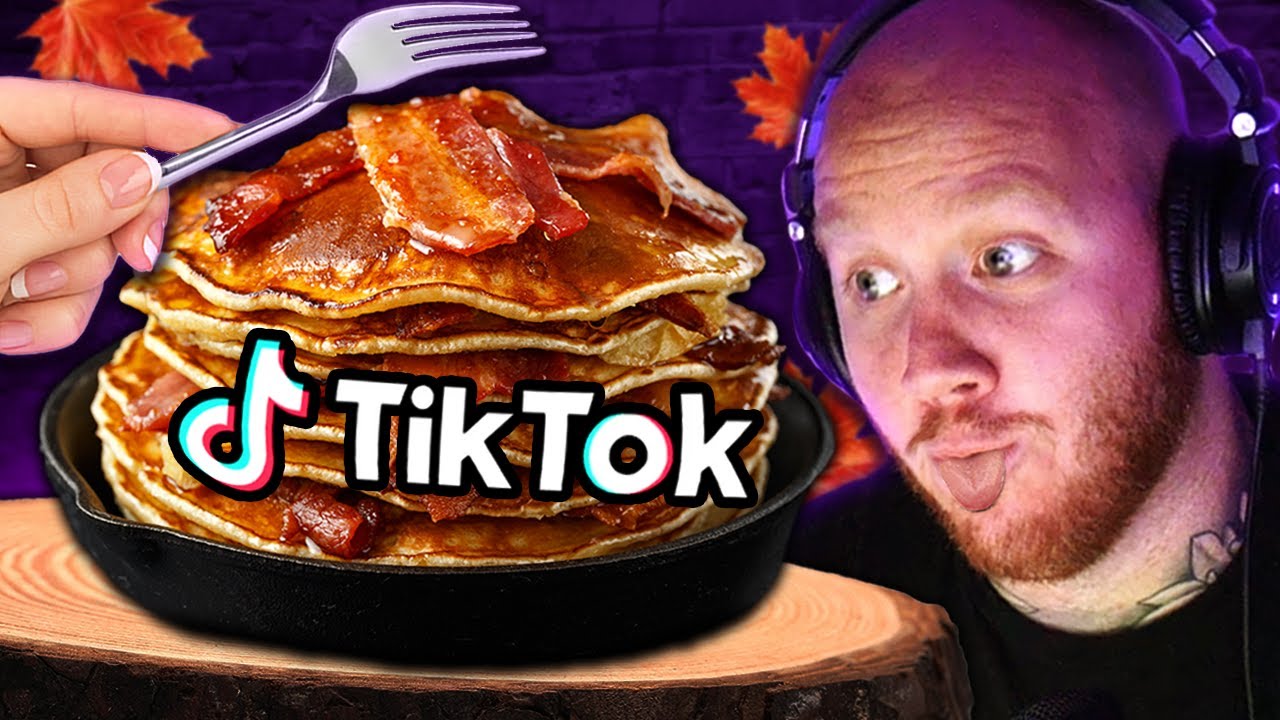 TIMTHETATMAN REACTS TO BACON COVERED FOOD TIKTOKS