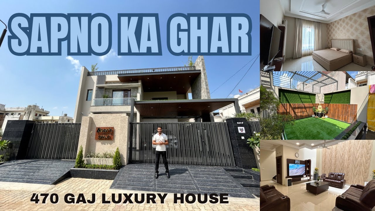 4Bhk Modern Luxury House Design | Most Luxurious House in Ludhiana | 500 GAJ |  Ludhiana, Punjab 🔥