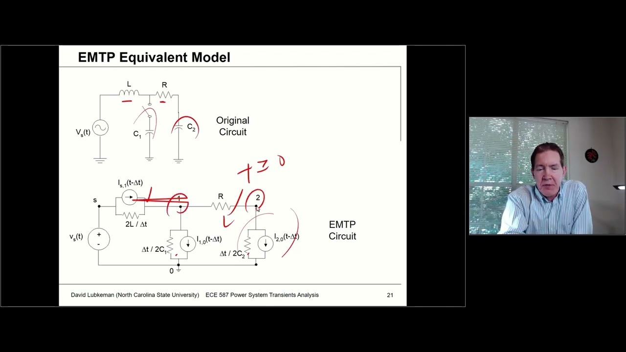 Lecture 6c: EMTP Simulation Extended Example - Power System Transients Fall 2020 - Lubkeman