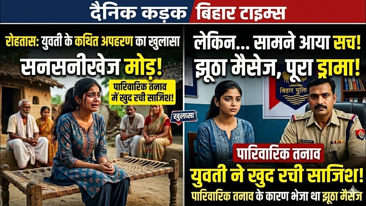 Shocking revelation of fake kidnapping in Sasaram 😳 Kidnapping story fabricated by the man himself | Rohtas News