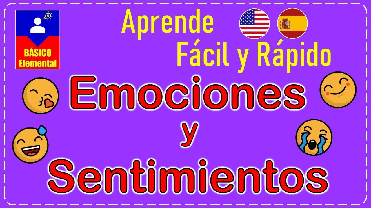 👉 Aprende 50 Emociones y Sentimientos en Inglés en 10 min | Emotions and Feelings| Inglés – Español🚨