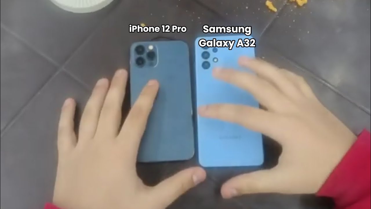 iPhone 12 Pro vs Samsung Galaxy A32 - Speed Test! (1080p)