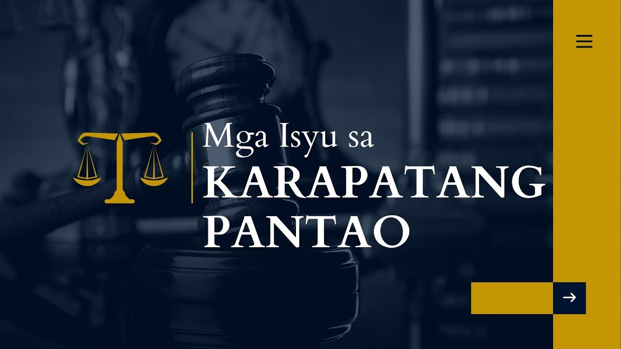 Mga Isyu sa Karapatang Pantao