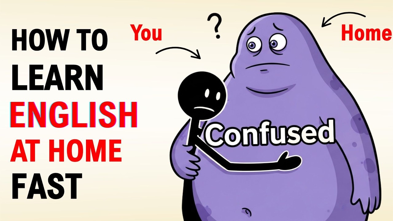How to Learn English at Home FAST (No Teacher Needed) | Daily Plan for Fluency