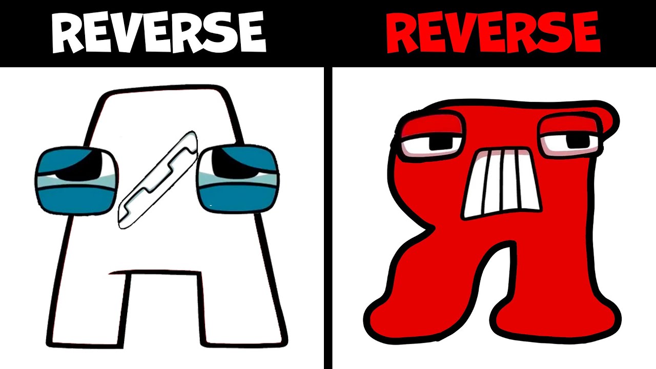 Reverse Alphabet Lore VS Reverse Russian Alphabet Lore But They Transform by snakes