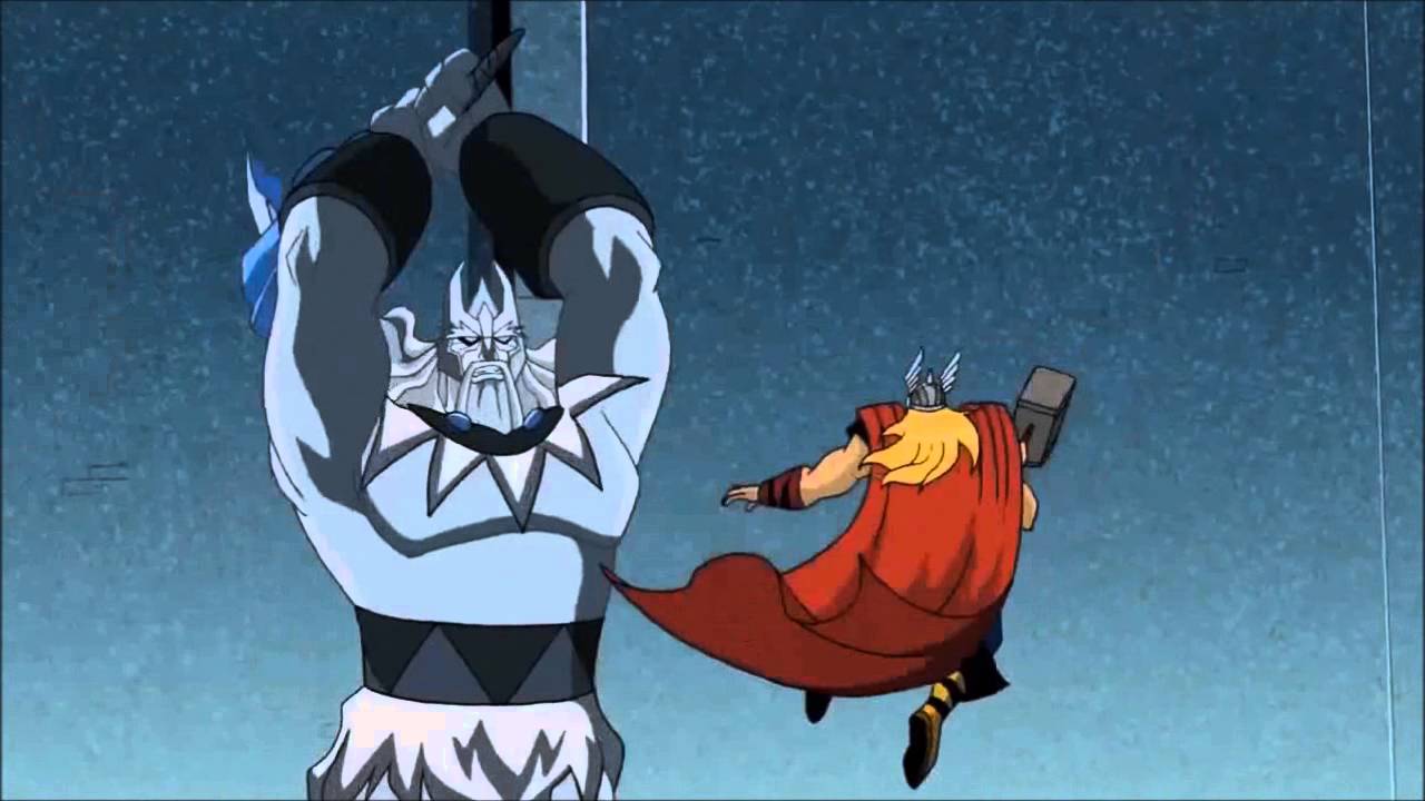 Thor vs Gigantes de Gelo