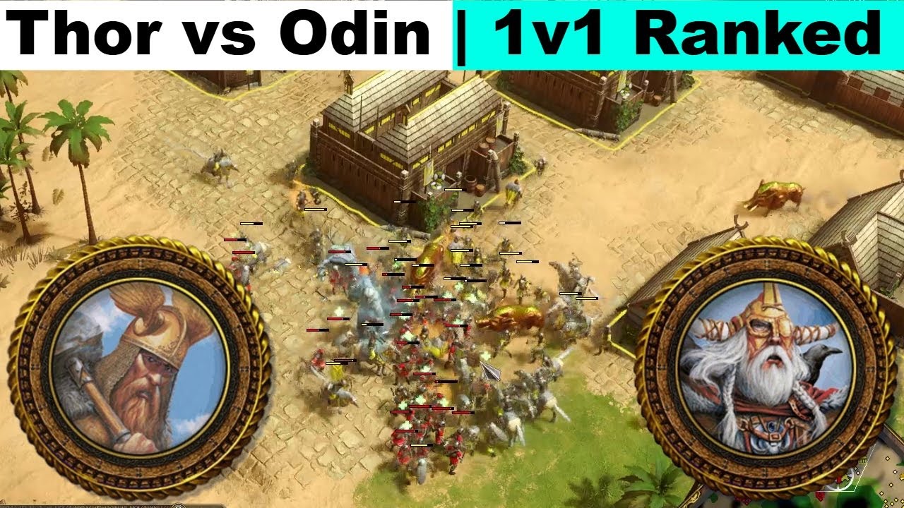 Thor vs Odin | 1v1 Ranked | AoM Retold