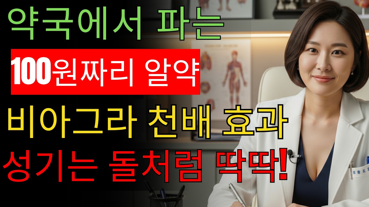약국에서 파는 100원짜리 알약 하나가 남자의 활력을 되살립니다! l 황혼의성 l 시니어성지식 l 오디오북