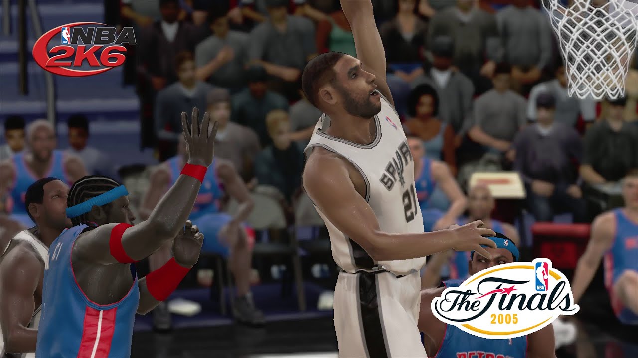 NBA 2K6 (Xbox 360): Spurs vs. Pistons, 2005 NBA Finals | Spurs Big Three Comes Through In The Clutch