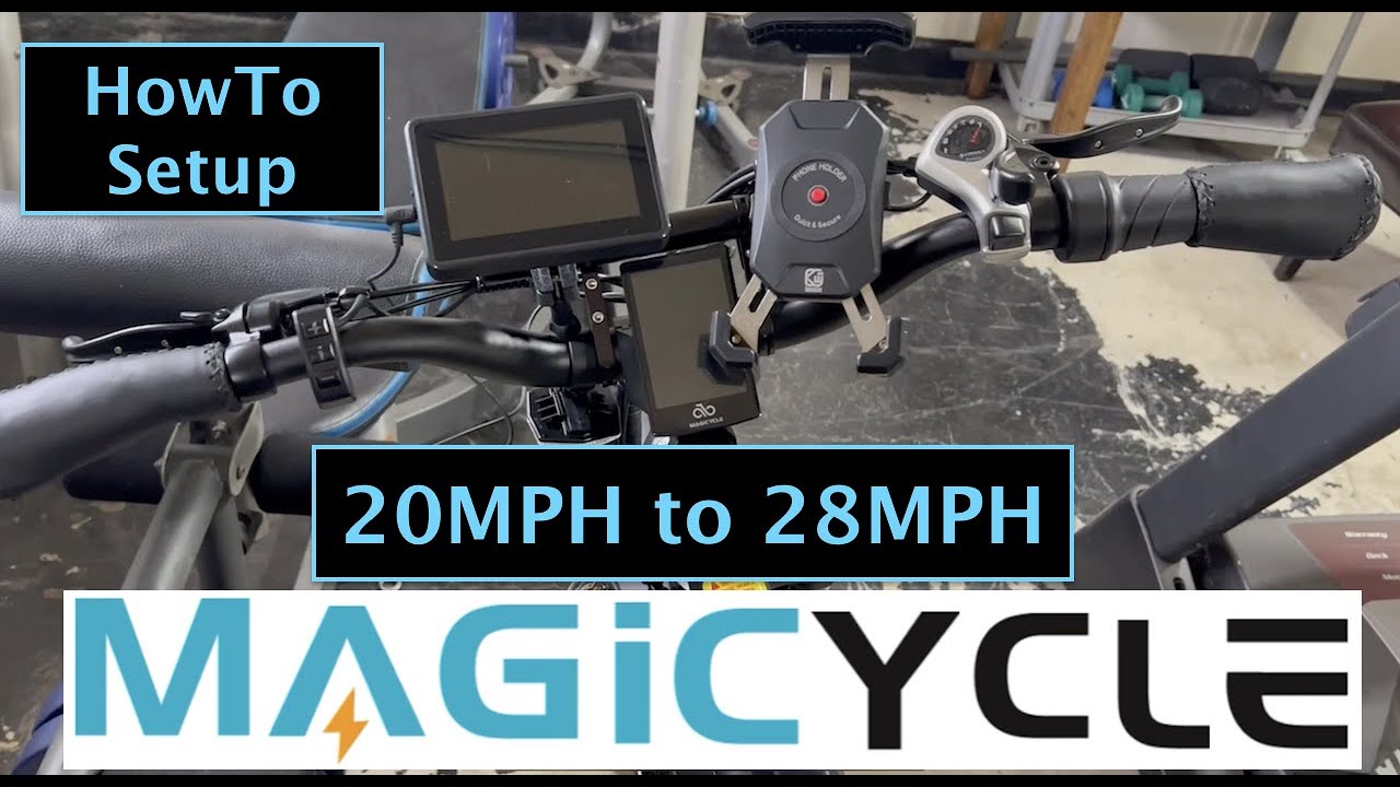 MAGICYCLE 28MPH SETUP