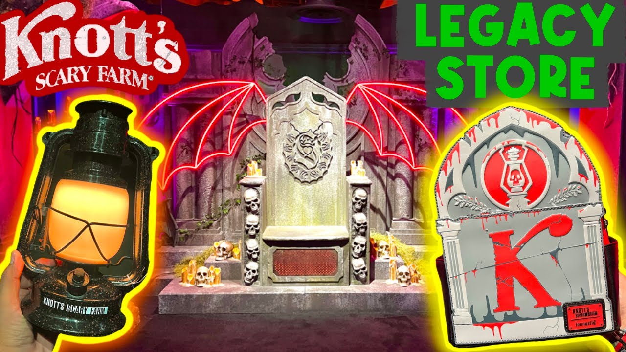 New Knotts Scary Farm Merch Store | New Loungefly Bag, Shirts And More