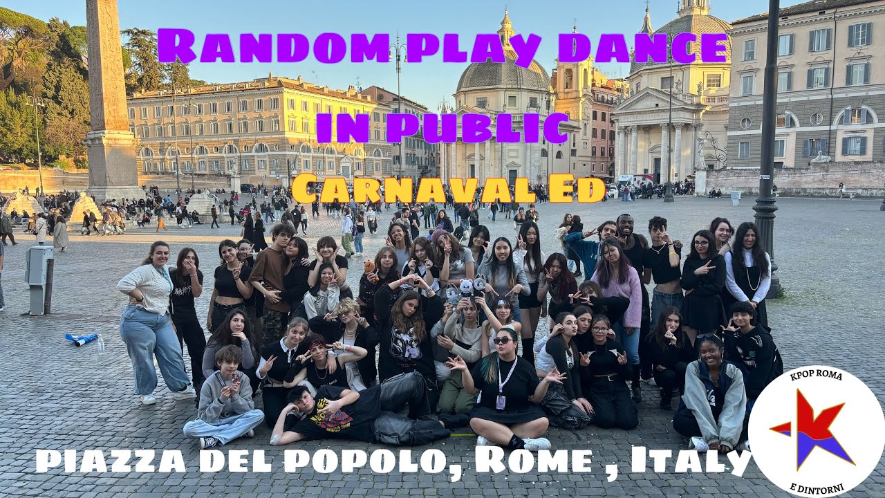 [KPOP IN PUBLIC] RANDOM PLAY DANCE CARNIVAL EDITION  - 랜덤플레이댄스 in ITALY (February 2024 pt. 2)