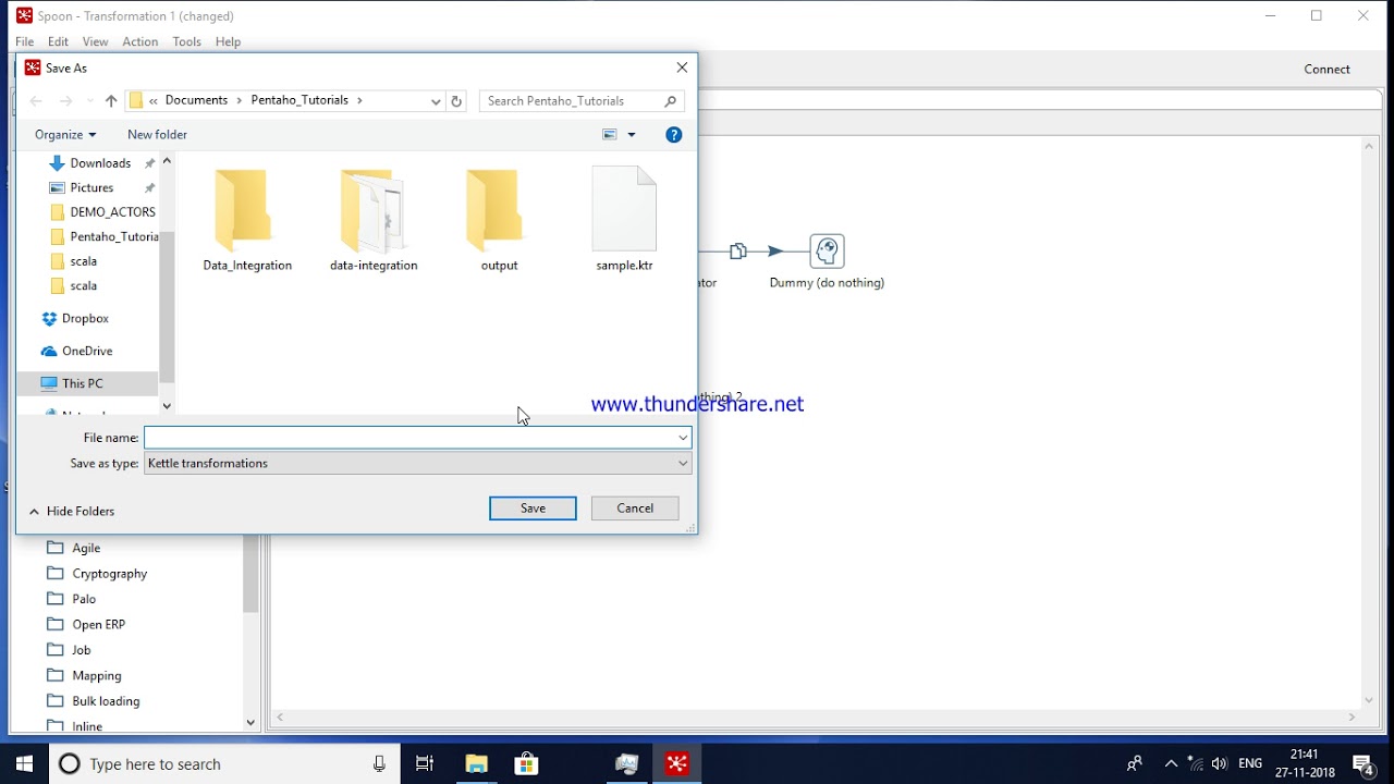Pentaho Data validator Step