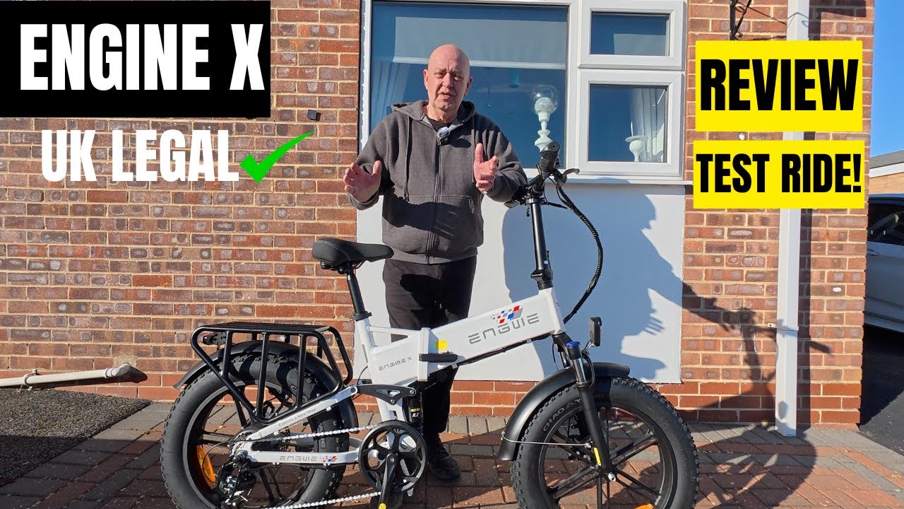 Engwe Engine X - UK Legal - Foldable FAT tire E-Bike - UK & EU Certified!