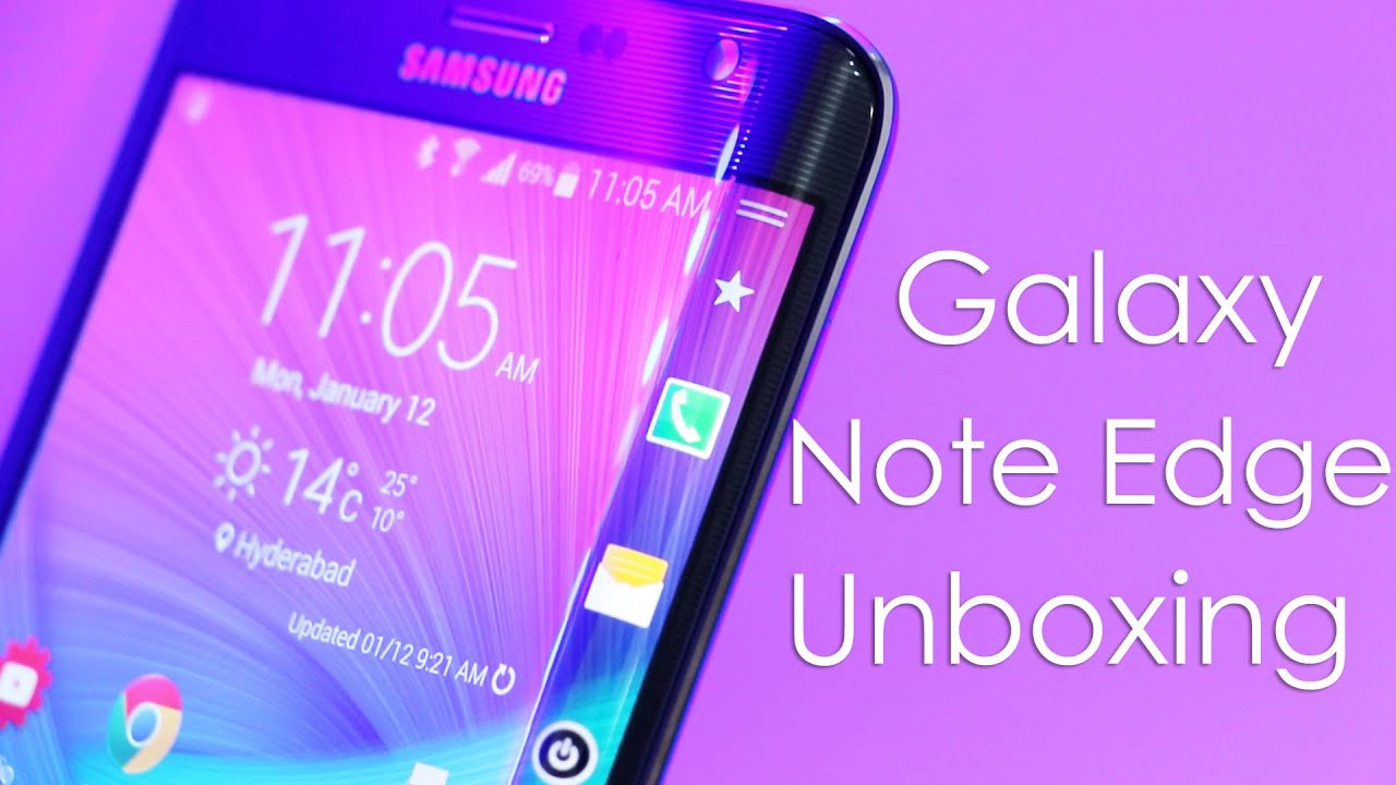Samsung Galaxy Note Edge Unboxing & Hands On Overview (Indian Retail Unit)