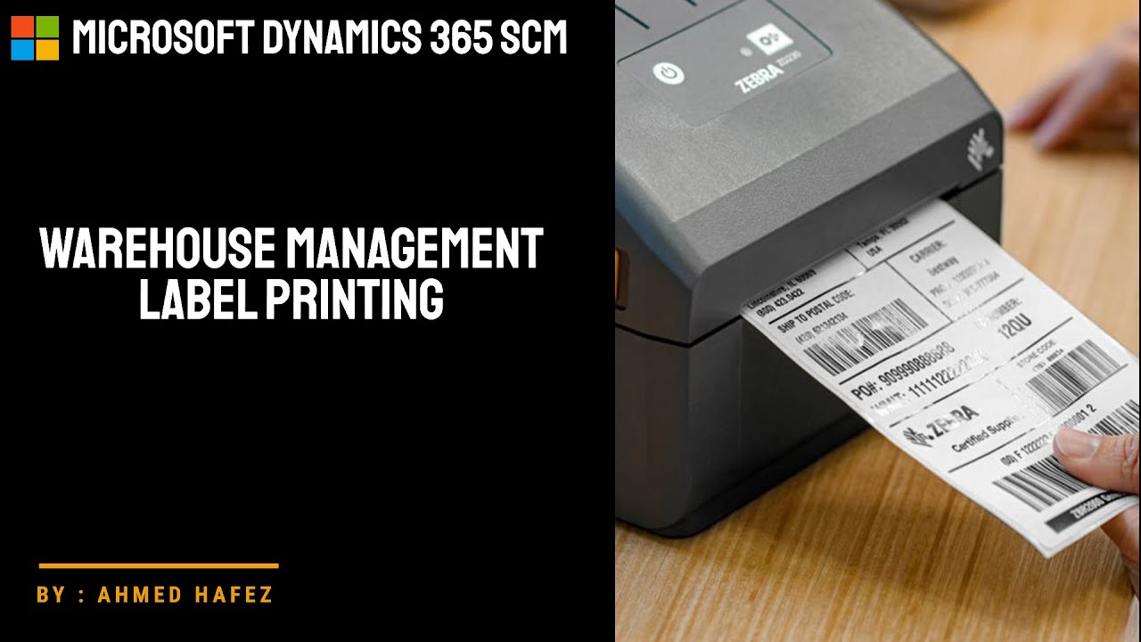 09 - Microsoft Dynamics 365 SCM - Модуль управления складом - Печать этикеток