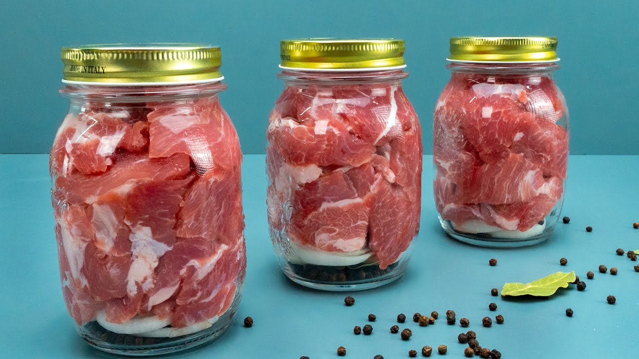 Bunica m-a invatat cum se pastreaza carnea fara frigider, timp de 3 ani. Geniala idee!