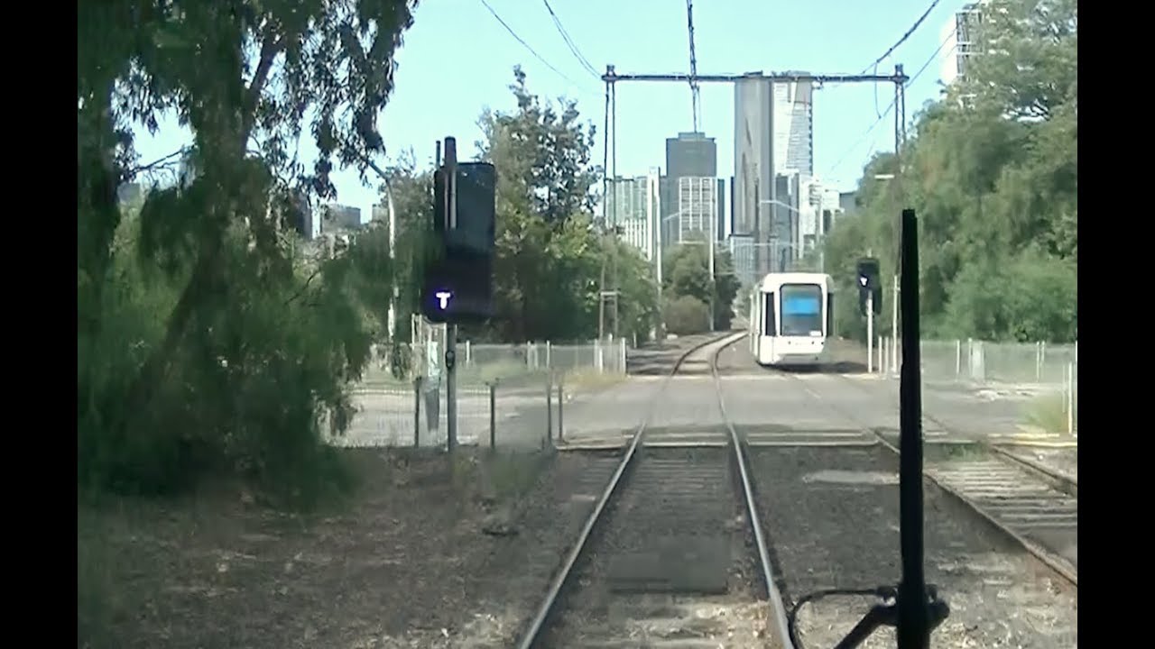 Driver's View Tram 109 Port Melbourne to Collins St.