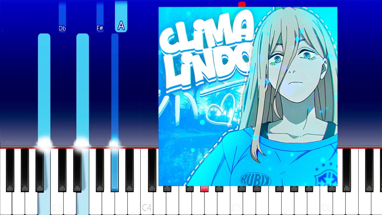 CLIMA LINDO · GXMZ · Repsaj (Piano Tutorial)