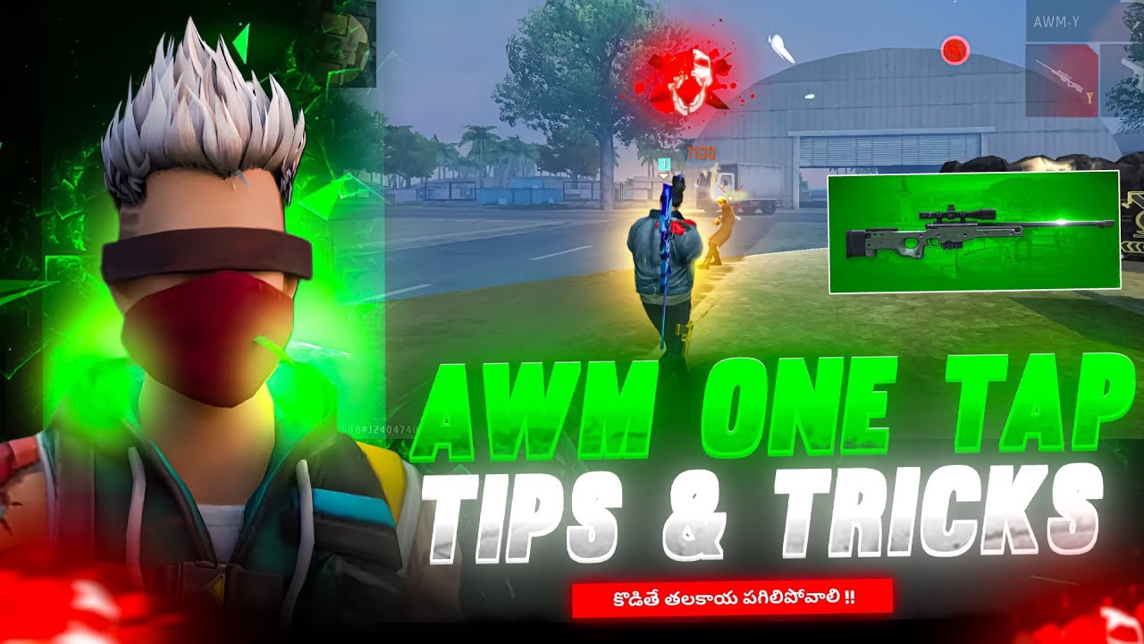 Free Fire AWM OneTap Tips & Tricks 🔥in Telugu| Become a Sniper King 🎯#freefire #tipsandtricks #mbg