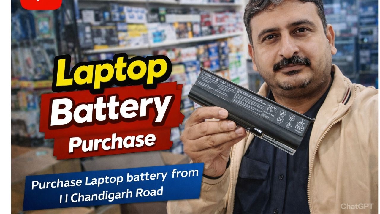 Laptop battery from I I Chandigarh Road 9 Jul 2020