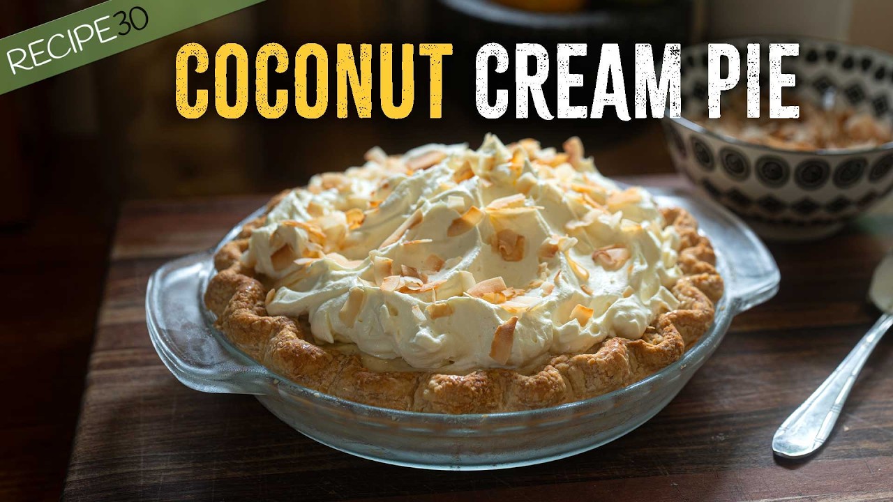 The Best Coconut Cream Pie You'll Ever Make!