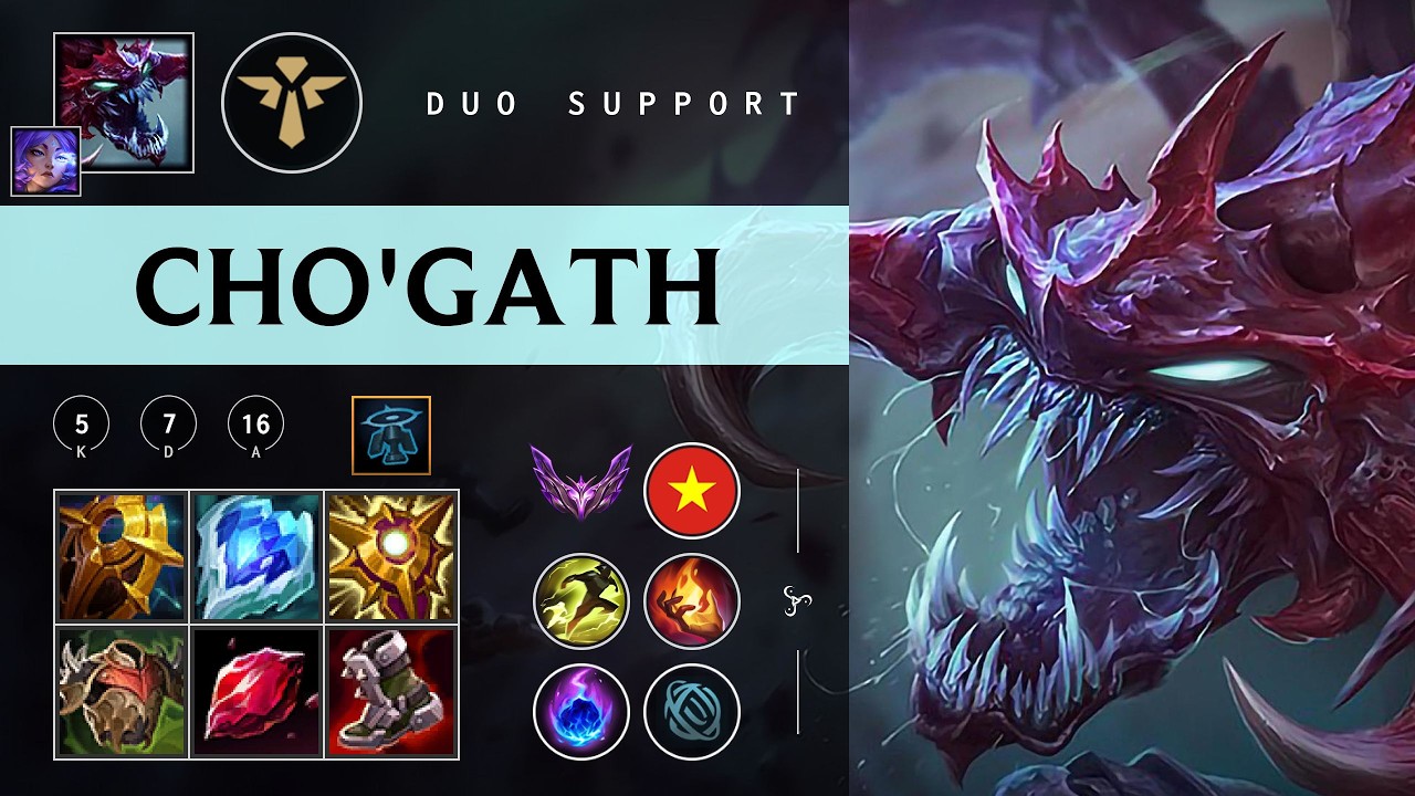Cho'Gath Support vs Thresh - VN Master Patch 26.05