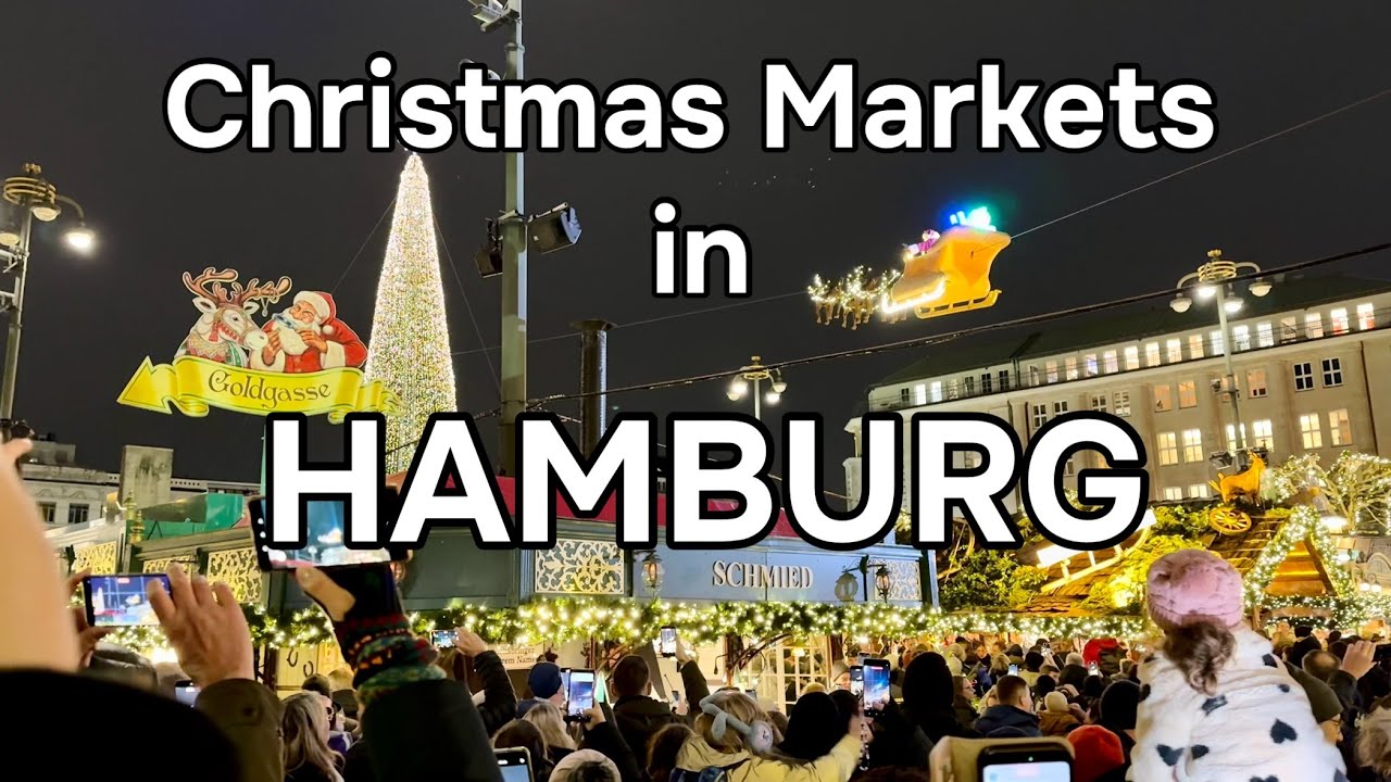 Christmas Markets in Hamburg, Germany 🇩🇪 |4K|