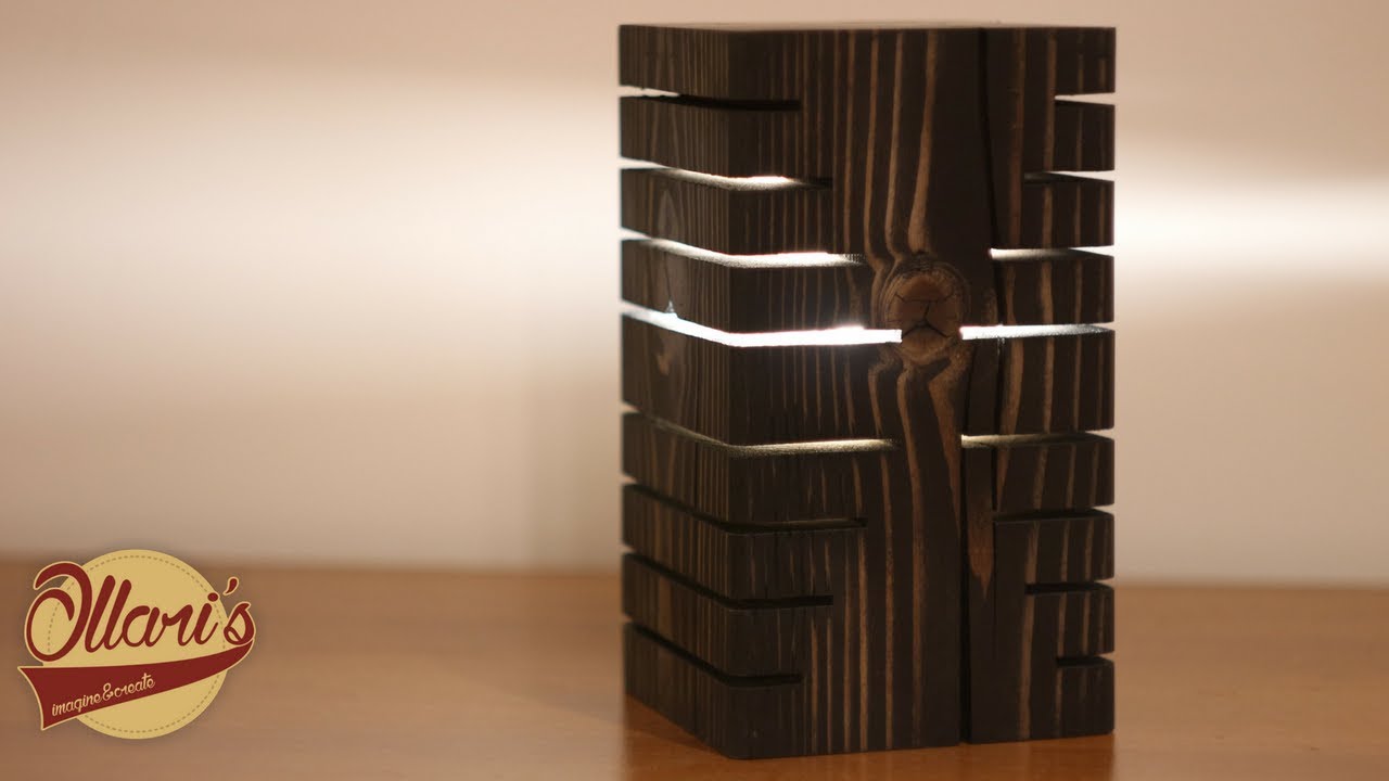 Modern Wood Desk Lamp