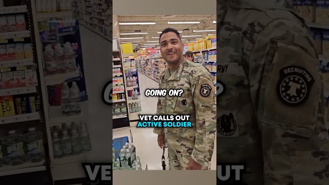 Vet CALLS OUT Active Soldier 😳👀