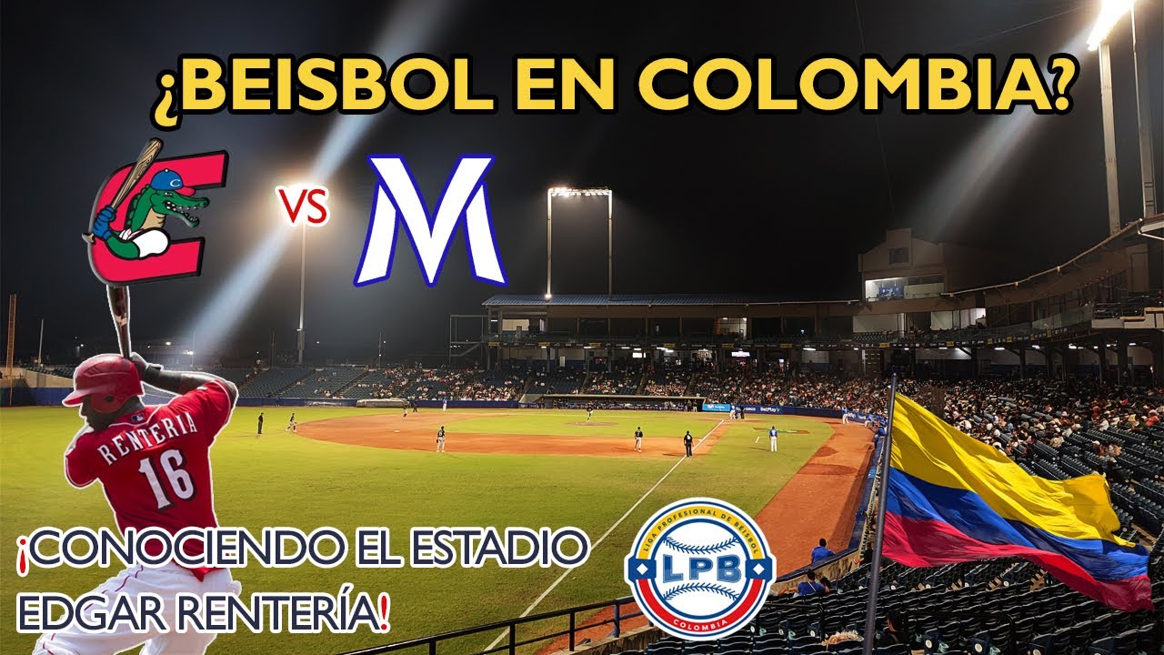ASÍ se vive el Béisbol en COLOMBIA | Estadio Édgar Rentería 🏟️🤩⚾🏏
