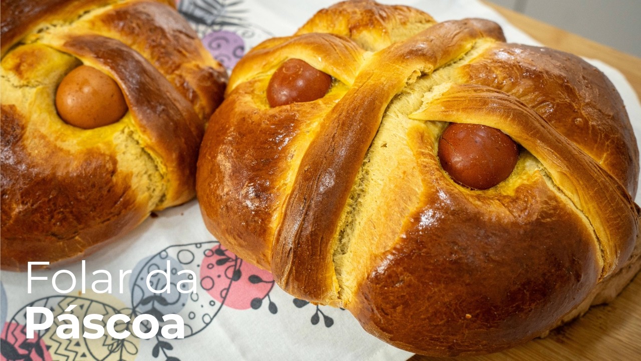 O Folar da Páscoa MAIS FOFO e SABOROSO que já fiz! | Receita Tradicional Portuguesa 🇵🇹