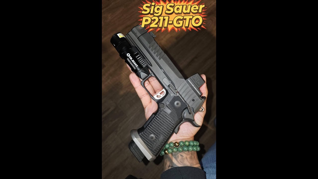 The Sig Sauer P211-GTO #Sigsauer #sigsauerp211 #sig The Best Pistol on the market 