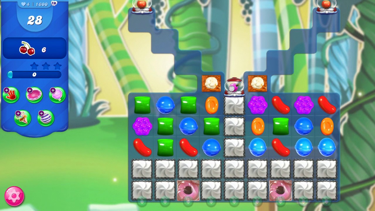 Candy Crush 1600 walkthrough (hard level)