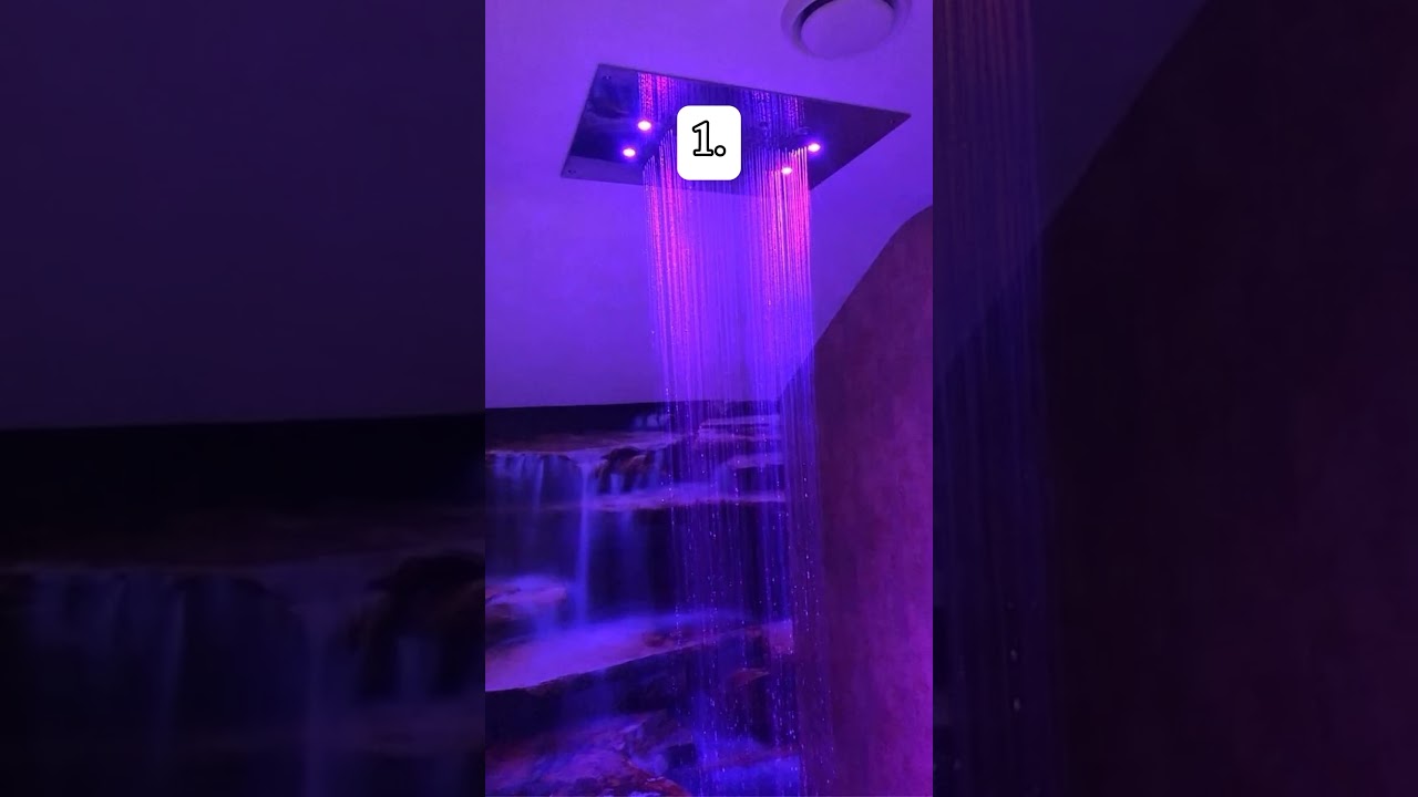 Which shower are you choosing?🚿 #aesthetic #relaxing #shower #vibes #aurora #vibe