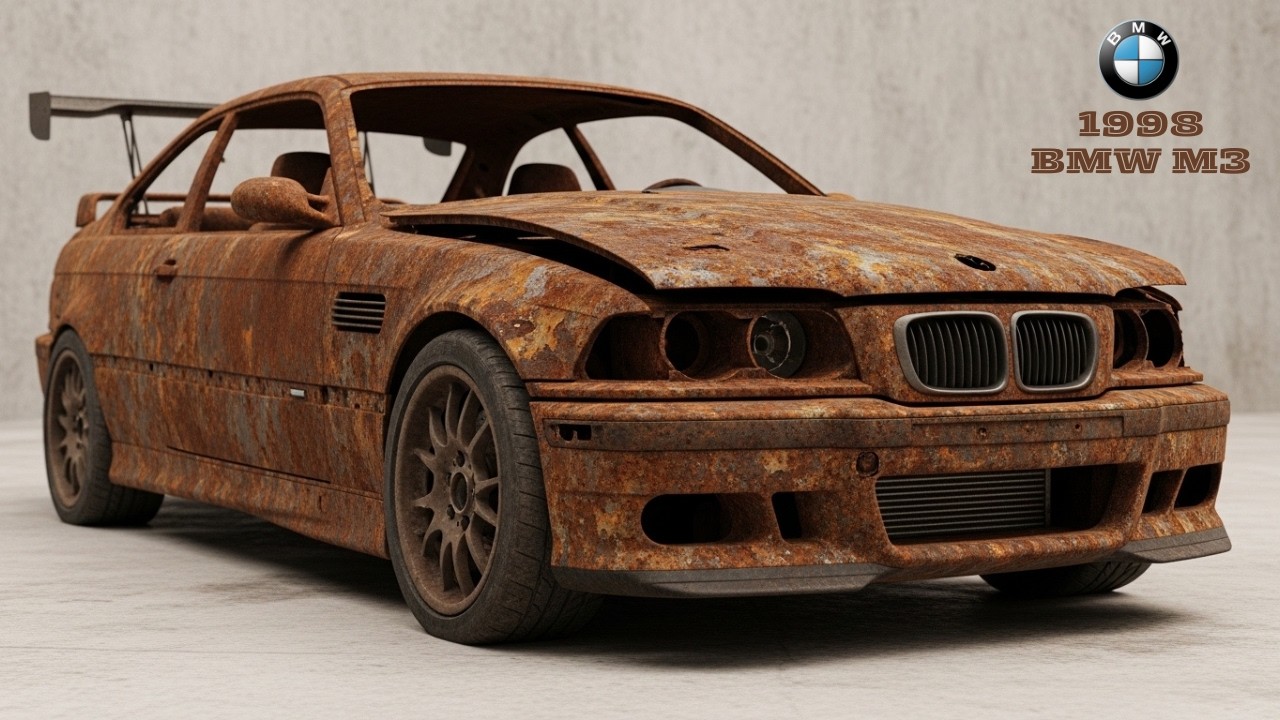 Burnt to Brand New | BMW M3 ASMR Restoration – MK Crafts