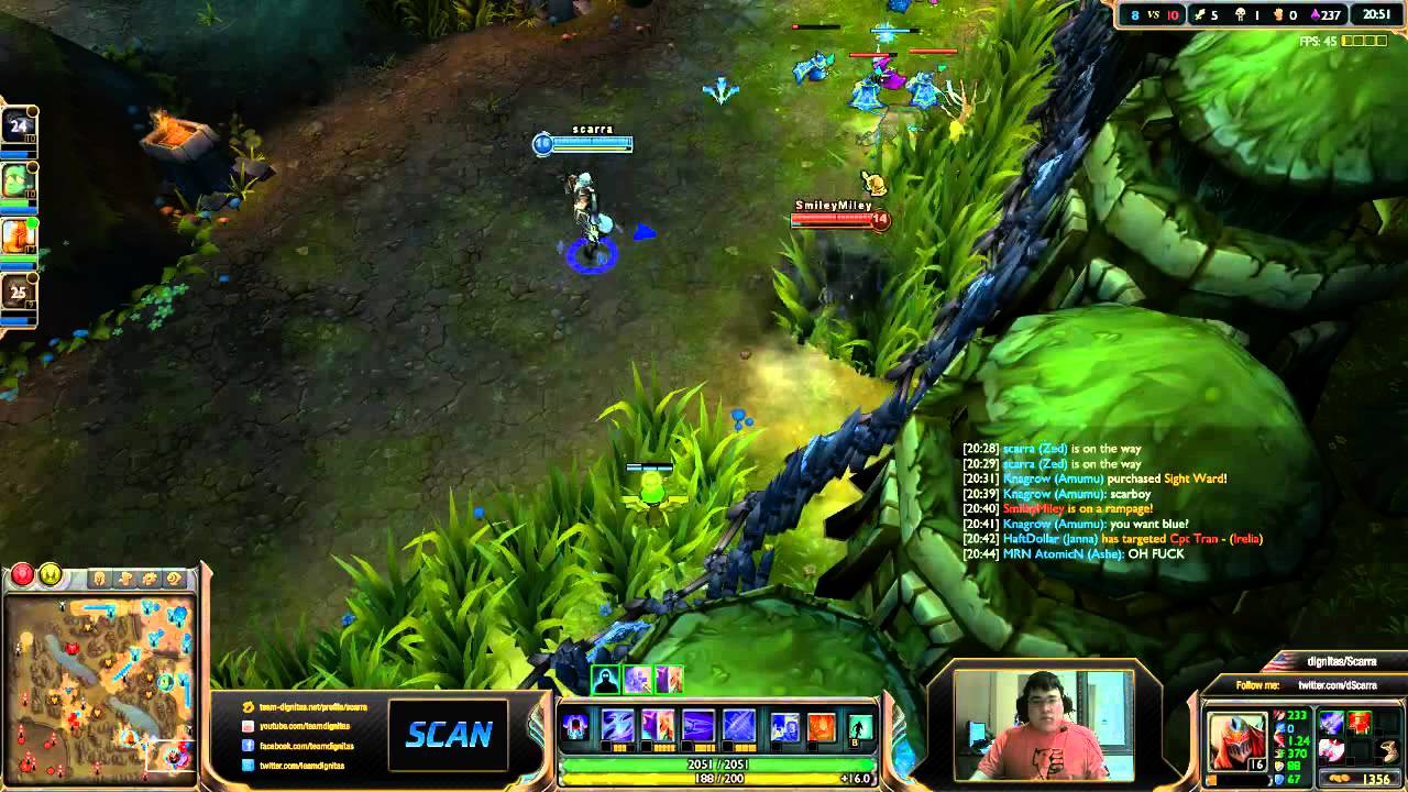 Scarra - Zed mid «MANIAC» (Diamond l)