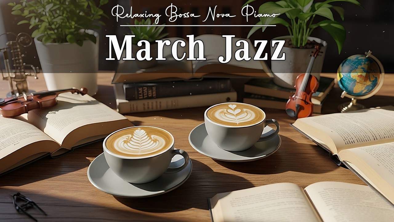March Work Jazz ☕ Bossa Nova Mood for Study Focus & Work Productivity