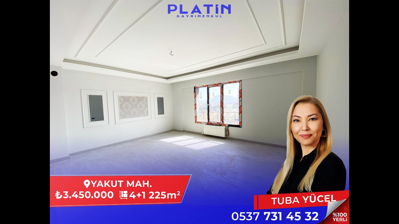 PLATİN | YAKUT MAHALLESİNDE SATILIK 4+1 DAİRE