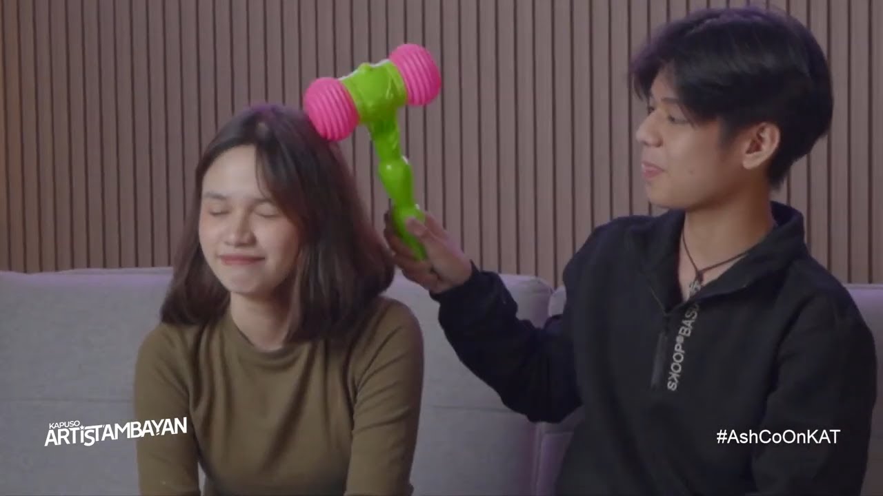 ArtisTambayan: Ashley Sarmiento and Marco Masa play the Hammer Game! (Part 1)