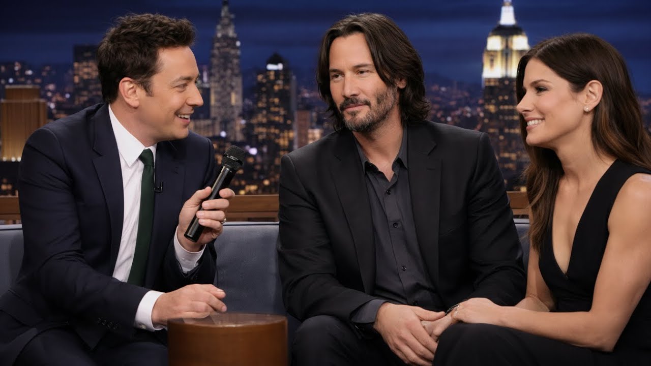 Jimmy Fallon Asked About Sandra Bullock… Keanu Reeves’ Silence Said Everything