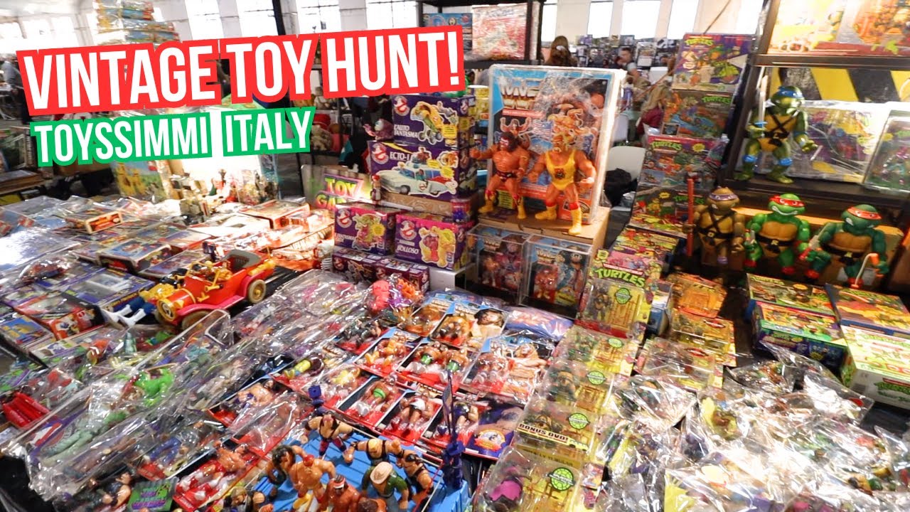 Охота за винтажными игрушками на выставке Toyssimi 2023 — Эдди едет в Италию!