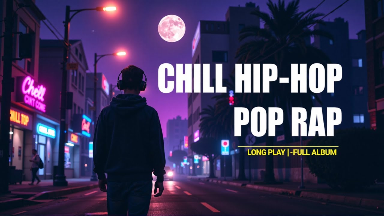 Chill Hip-Hop / Pop-Rap Long Play 🎧 | Full Album Vibes for Late Night & Relax (1 Hour)
