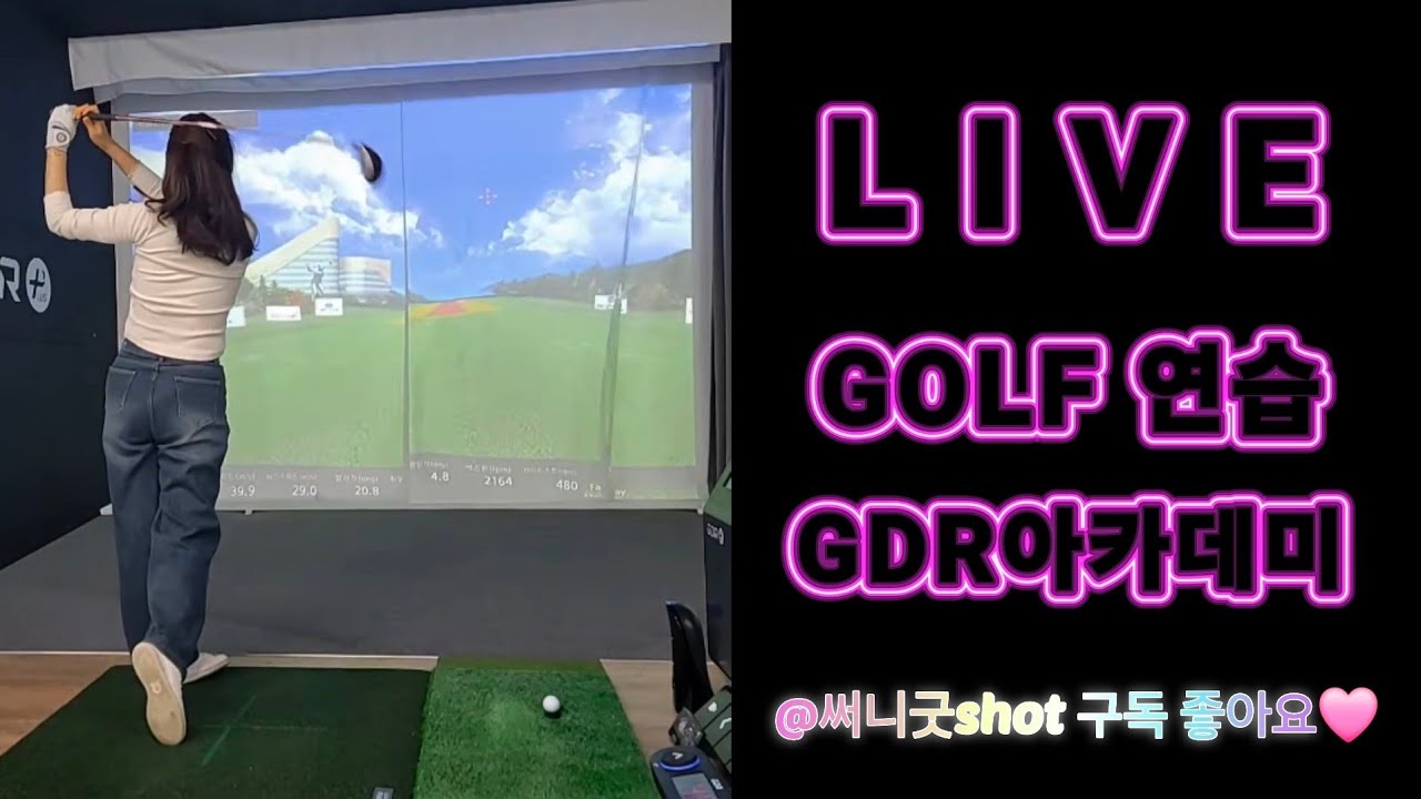 골프연습 골프존 19일차 GDR연습장 스크린 써니굿샷 #골프 #golf #golfswing #연습 #골프스윙 #드라이버스윙 #아이언스윙 #holeinone #gdr #골프아카데미