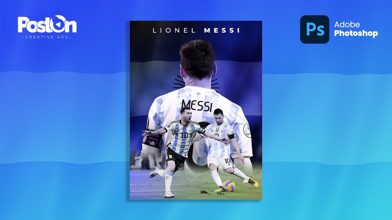 Professional Football Poster Design | Photoshop 2022