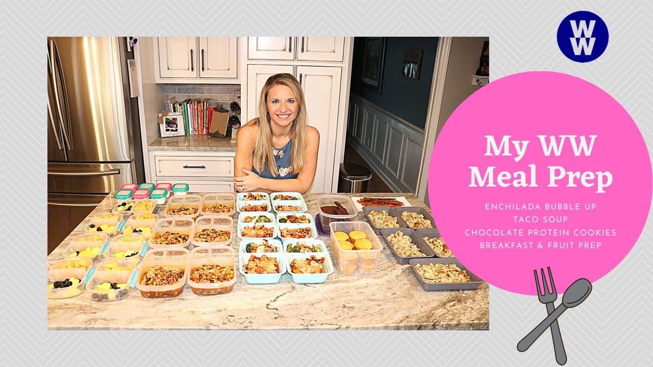 My WW Meal Prep (formerly Weight Watchers)/Enchilada Bubble Up, Taco Soup, Cookies and more!