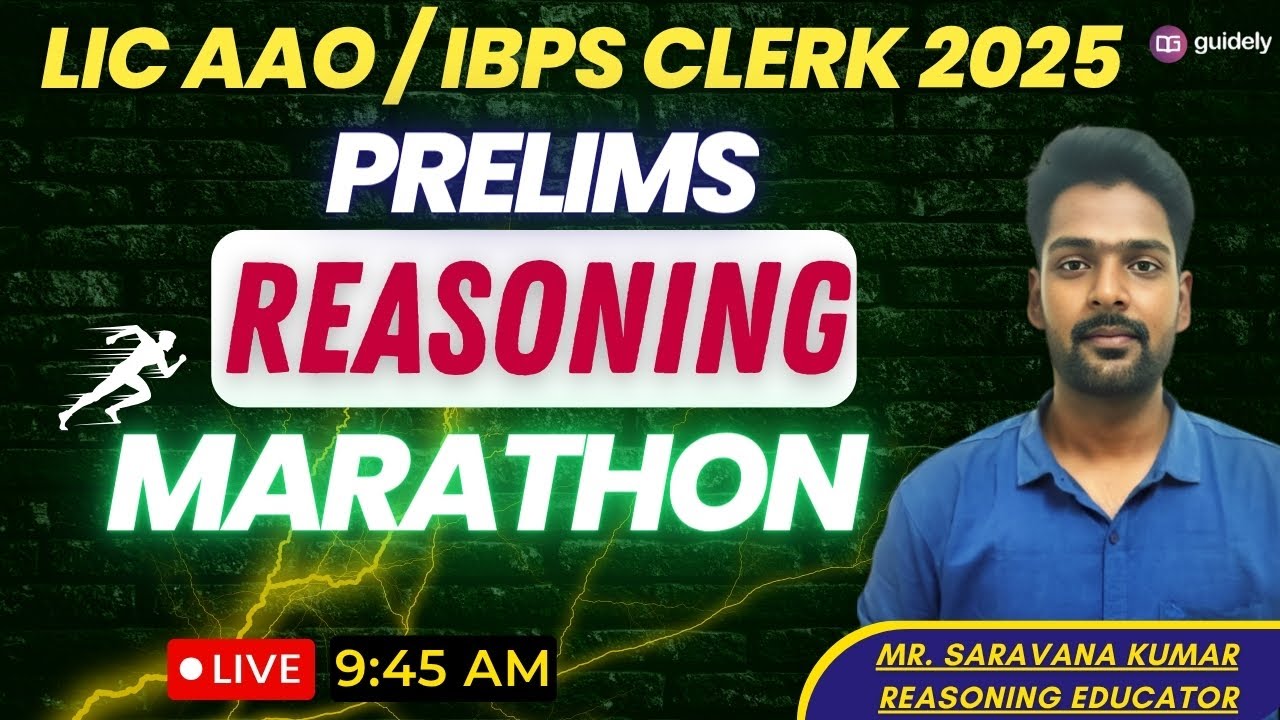 LIC AAO & IBPS CLERK PRELIMS MARATHON | ONE FINAL SHOT | by Mr. SK sir #licaao #ibpsclerk  #licaao
