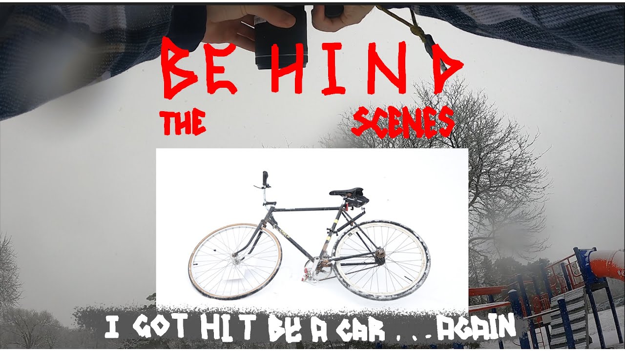 BTS I Got Hit By A Car Again | brakeless fixed gear | student film behind the scenes solo shooter
