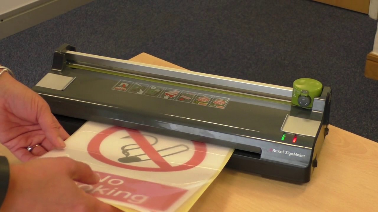 Sign covers for use with Rexel SignMaker