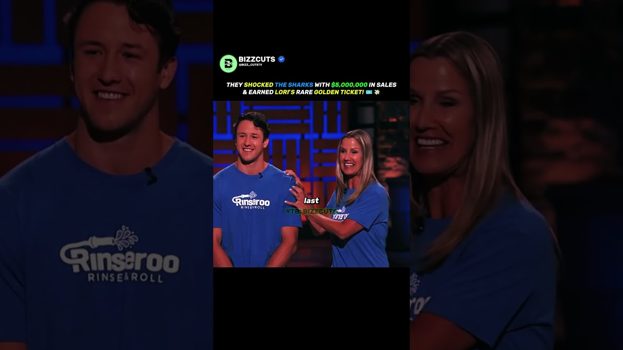 🤯 $5M Sales Gets Them Lori's RARE Golden Ticket! #SharkTank #Shorts